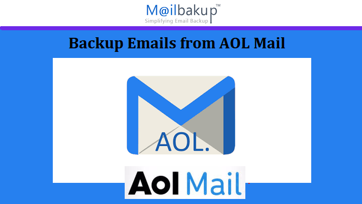 backup emails from AOL mail