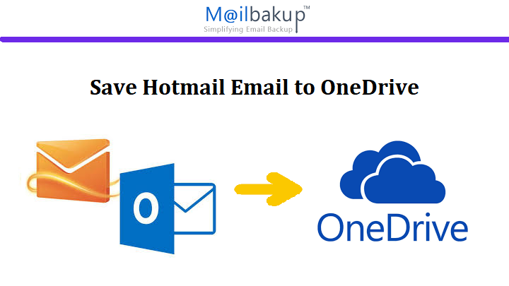 save hotmail email to onedrive